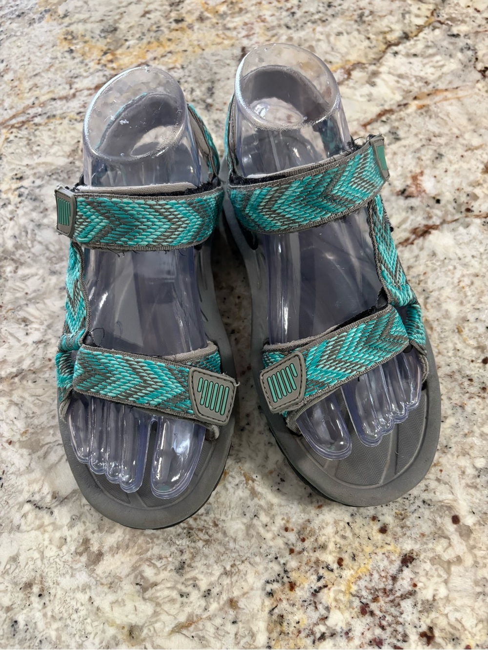 Northside Teal & Gray Adjustable Outdoor Sport Sandals